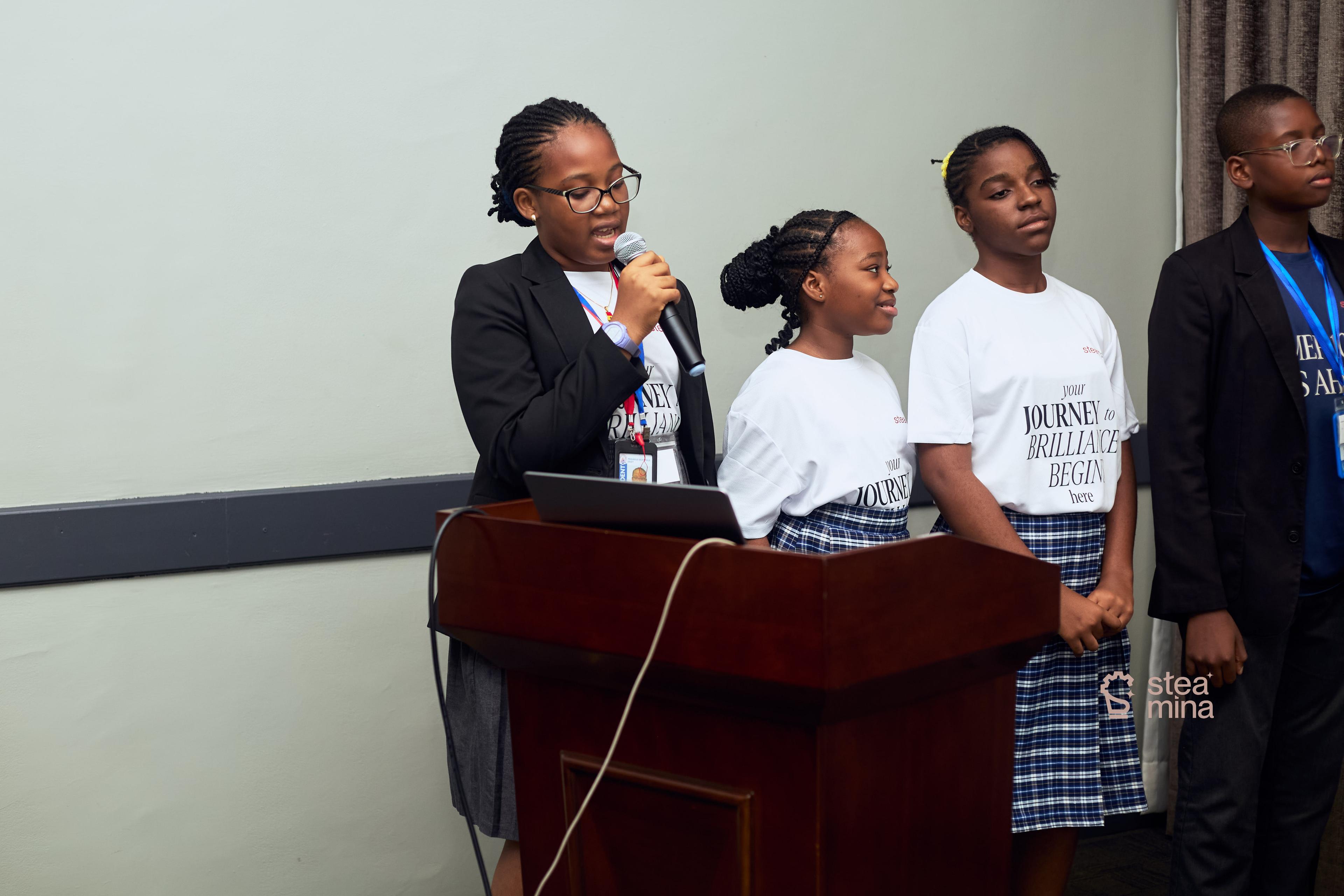 STEAMINA students working on engineering projects